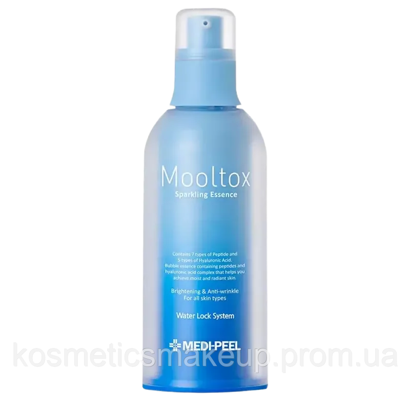 Киснева аква-есенція для інтенсивного зволоження Medi Peel Aqua Mooltox Sparkling Essence
