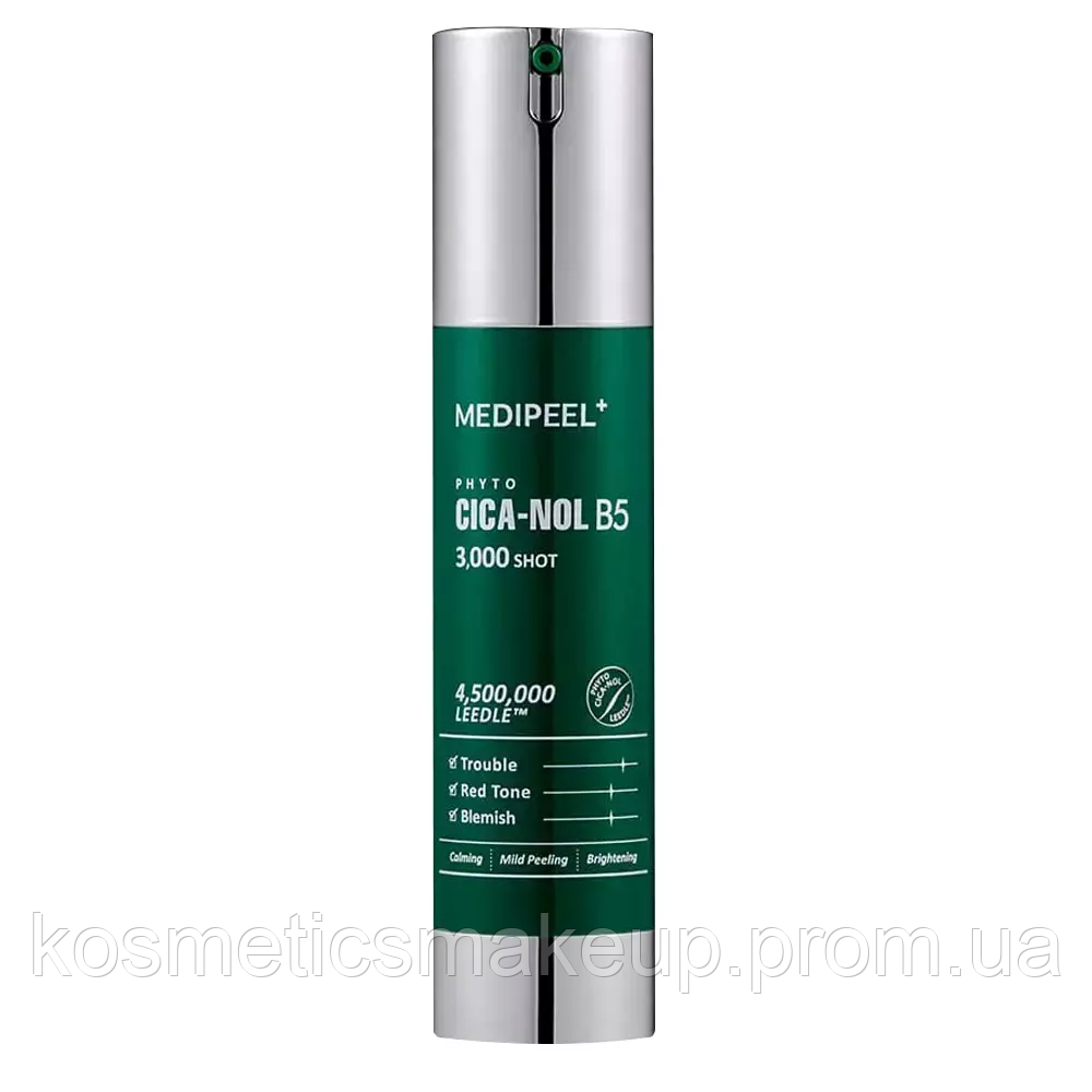 М'яка пілінг-сироватка зі спікулами та центелою Medi-Peel Phyto Cica-Nol B5 3000 Shot Serum