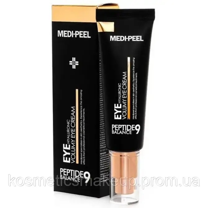 Омолоджуючий крем для повік з пептидами Medi-Peel Peptide 9 Hyaluronic Volumy Eye Cream