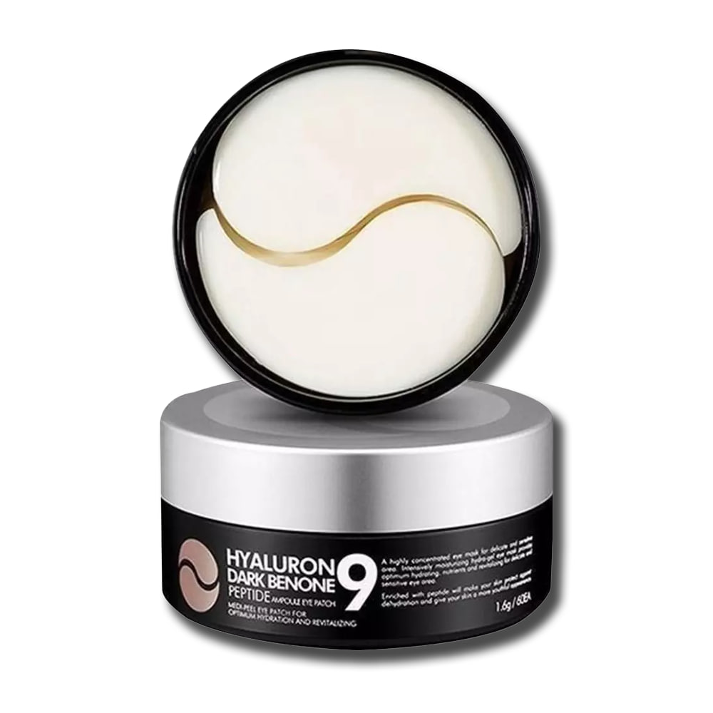 Освітлювальні патчі під очі з пептидами MEDI-PEEL Hyaluron Dark Benone Peptide 9 Ampoule Eye Patch