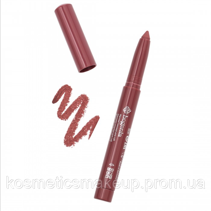 Помада-олівець Velvet Waterproof Matte Bogenia BG730 008