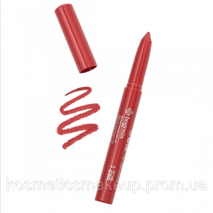 Помада-олівець Velvet Waterproof Matte Bogenia BG730 010