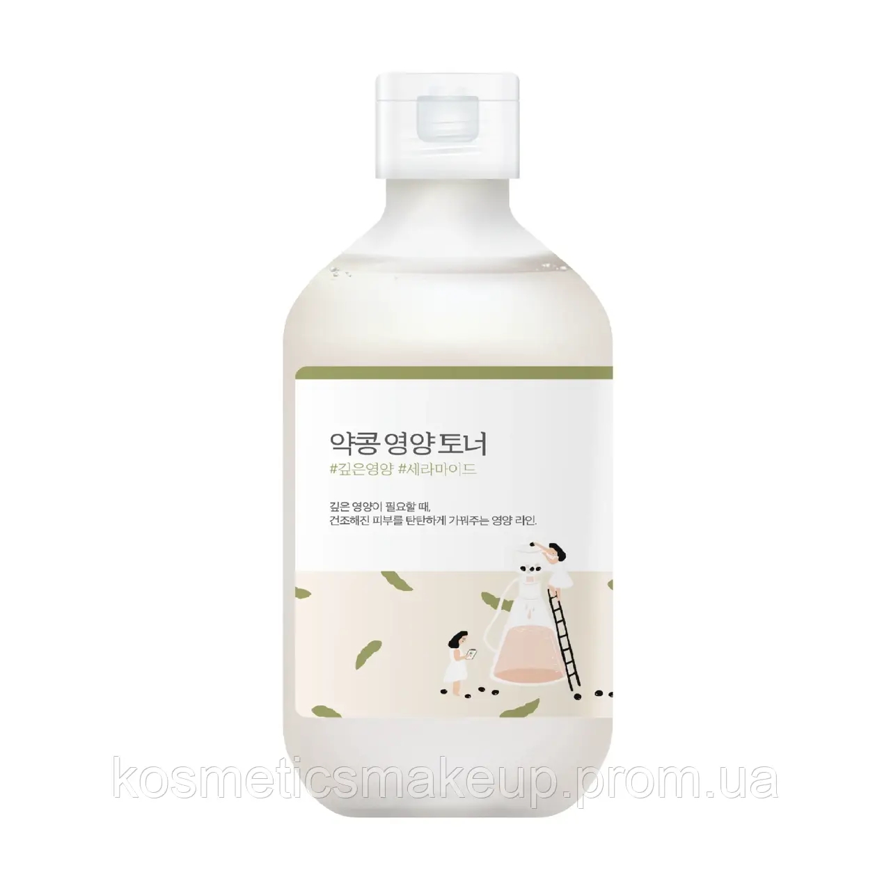 Поживний тонер з екстрактом чорних соєвих бобів ROUND LAB Soybean Nourishing Toner 300 ml