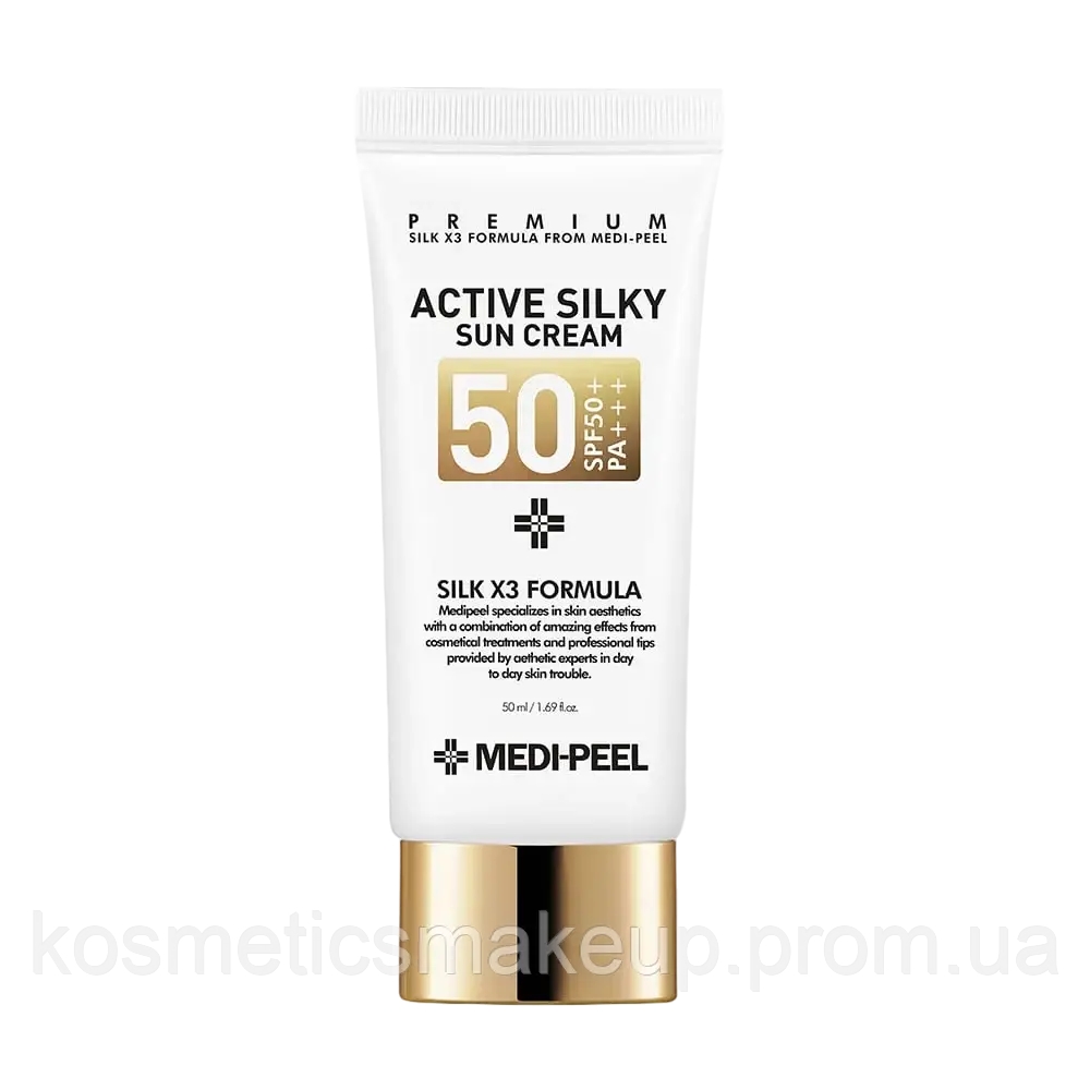 Сонцезахисний крем Medi-Peel Active Silky Sun Cream SPF 50+ PA+++