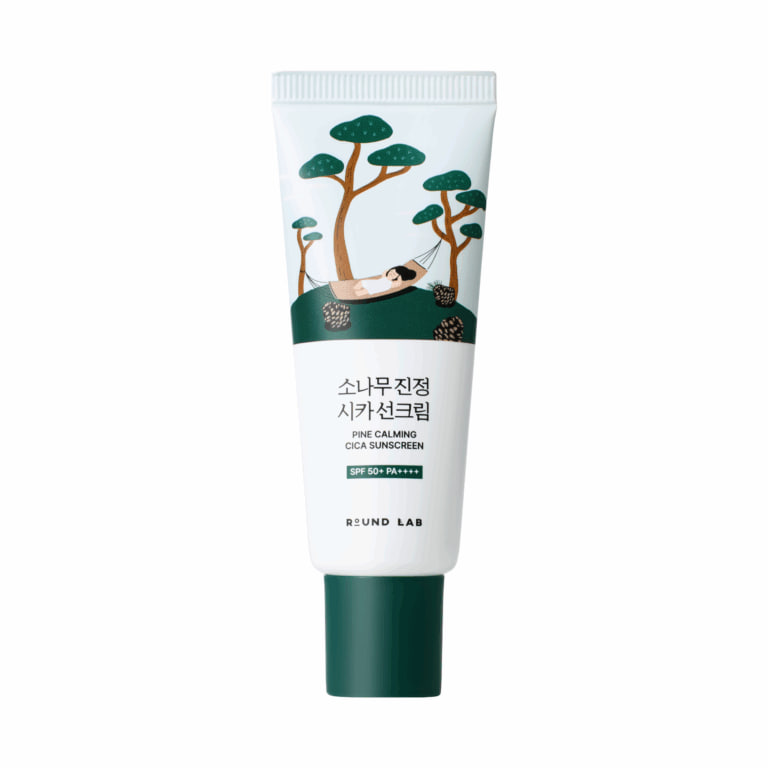 Сонцезахисний крем з екстрактом голок сосни ROUND LAB Pine Calming Cica Sunscreen 40 ml