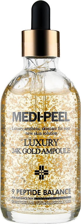 Сироватка із золотом 24К для еластичності шкіри Medi-Peel Luxury 24K Gold Ampoule 100 мл