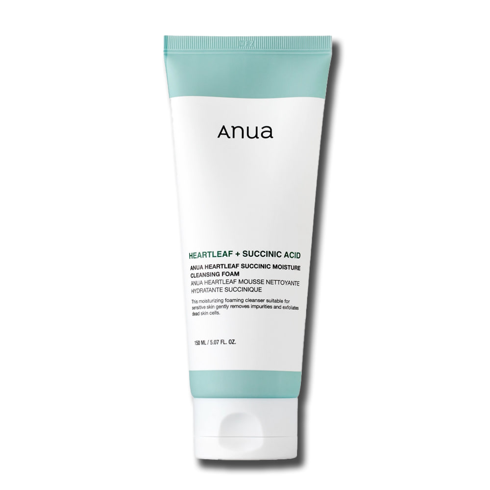 Заспокійлива пінка для вмивання Anua Heartleaf Succinic Moisture Cleansing Foam