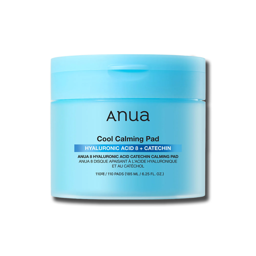 Заспокійливі тонер-педи з гіалуроновою кислотою та катехіном ANUA 8 Hyaluronic Acid Catechin Calming Pad 185 ml