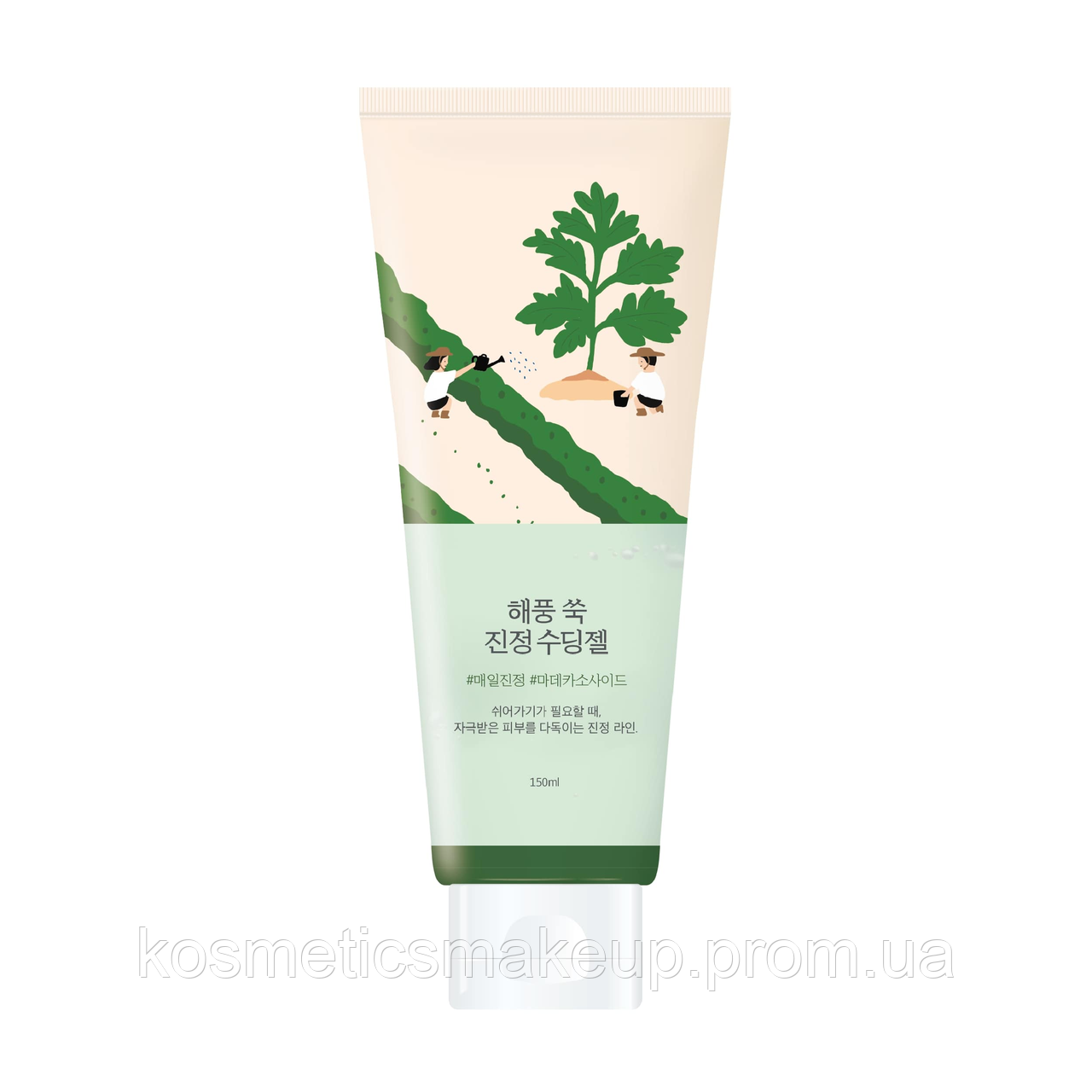 Заспокійливий гель з морським полином ROUND LAB Mugwort Calming Soothing Gel 150 ml