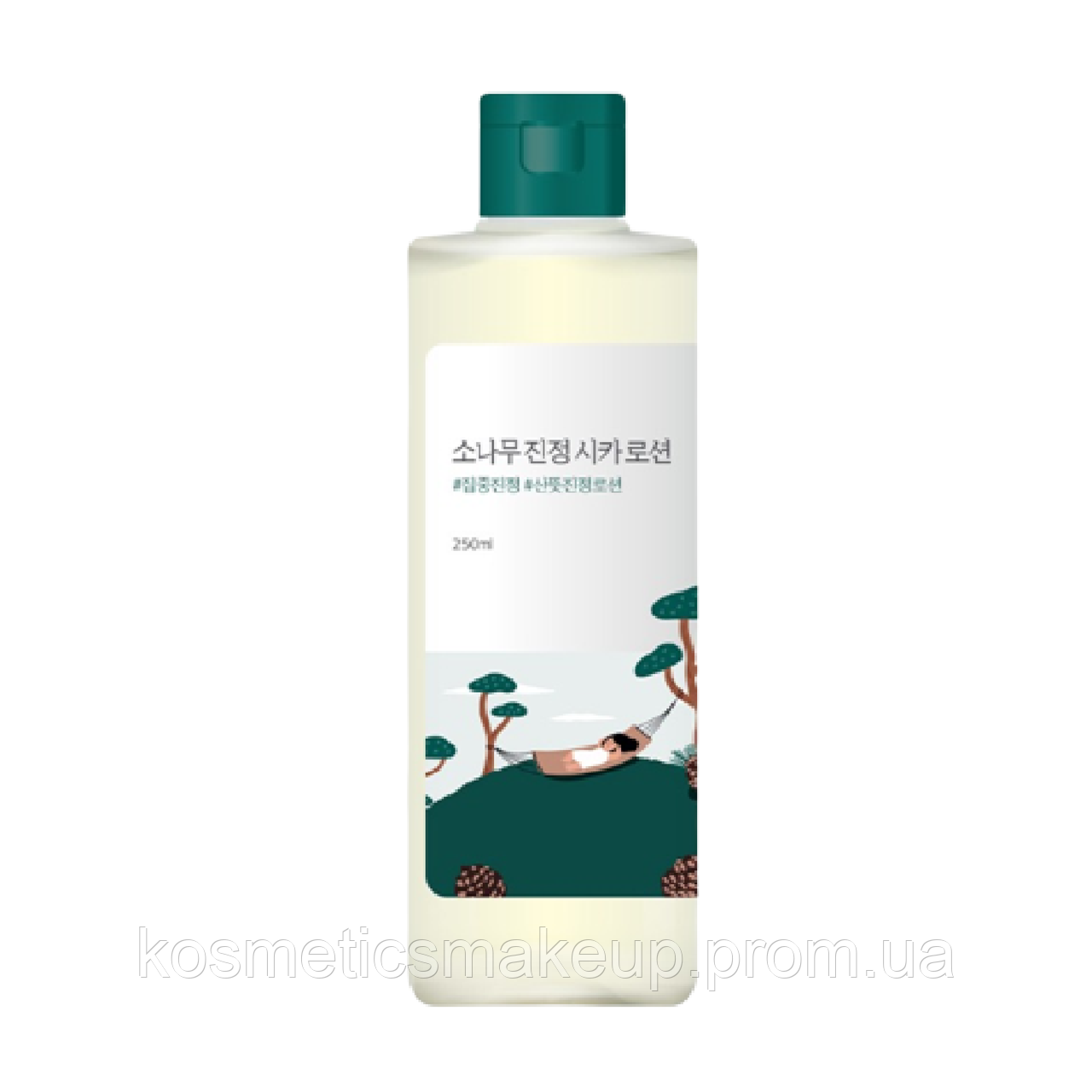 Заспокійливий лосьйон з екстрактом голок сосни ROUND LAB Pine Calming Cica Lotion