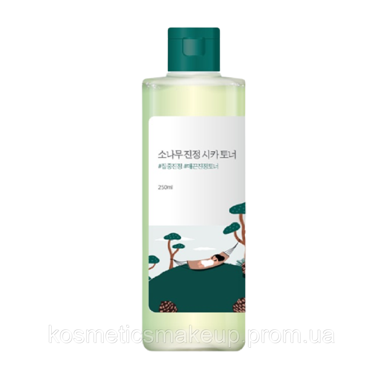 Заспокійливий тонер з екстрактом голок сосни ROUND LAB Pine Calming Cica Toner 250 ml